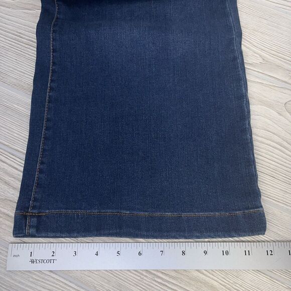 STYLE & CO Wide Leg Crop Blue Jeans Women's Size 16 High Rise NEW NWT - Picture 13 of 13
